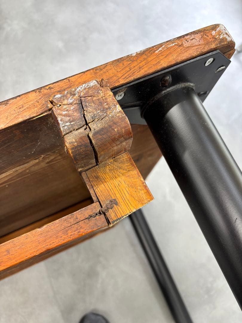 【リメイク】 ビンテージ ワークテーブル／ダイニングテーブル