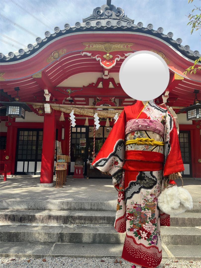 正絹　七五三　着物　フルセット　7歳