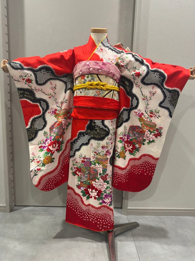 正絹　七五三　着物　フルセット　7歳