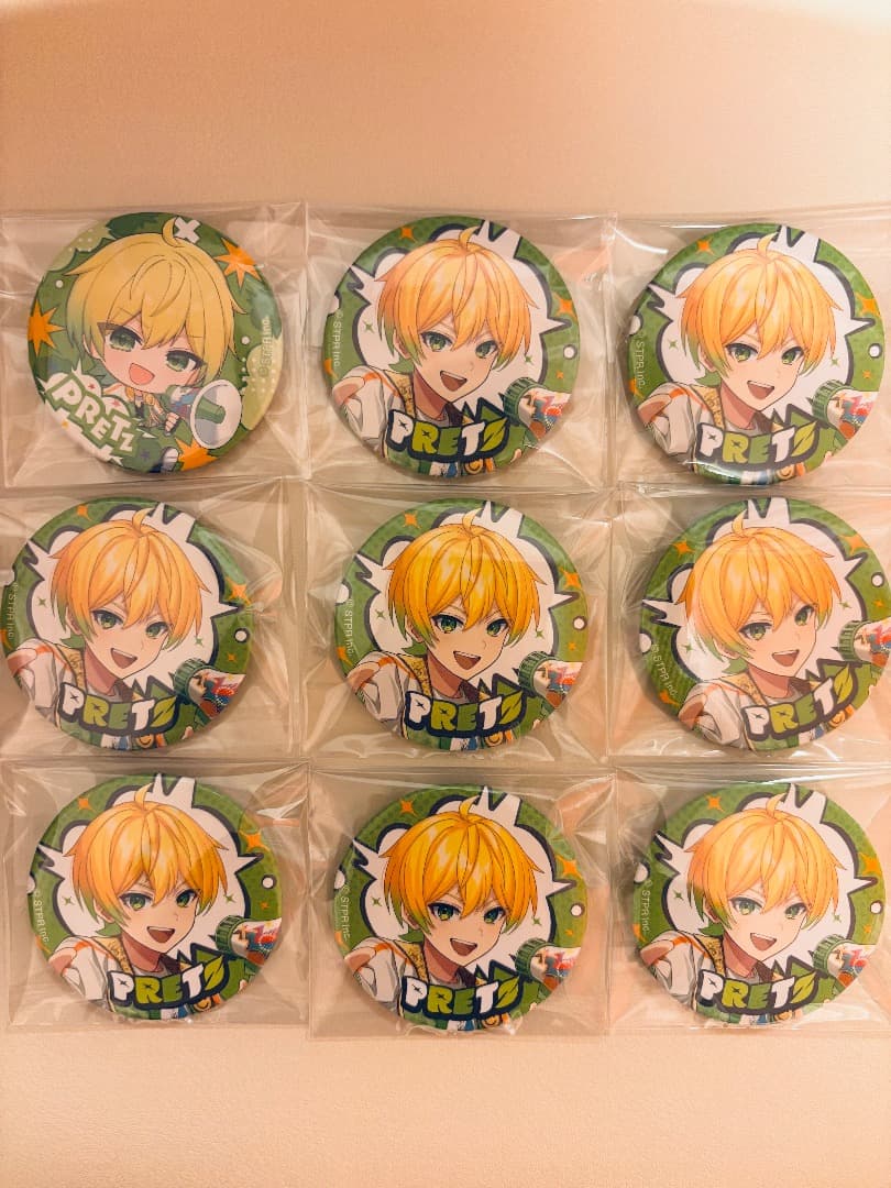 ぷりっつ 缶バッジ 9個セット