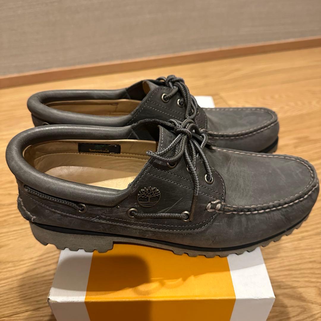 靴 TimberIand 3 EYE AUTHENTIC BOAT SHOE
