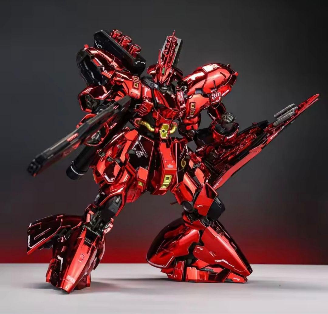 RG サザビー　メカニカルコアメッキ　ファンネルエフェクト付き