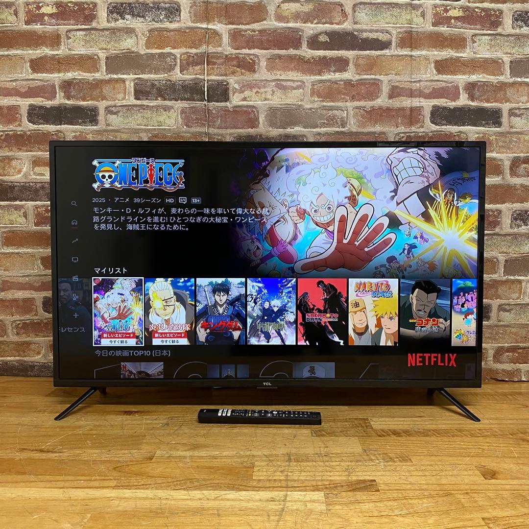 TCL 40V型 液晶テレビ スマートテレビ 40S515 ネット動画アプリ搭載