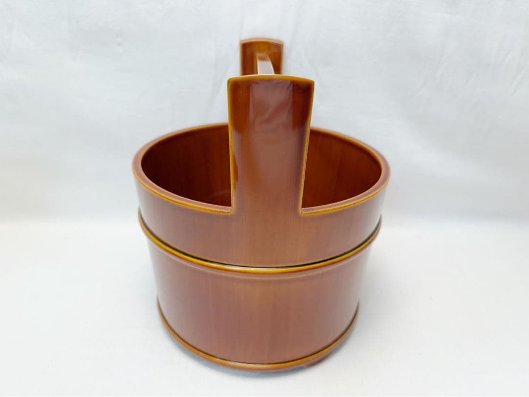 未使用 茶道具 飛騨高山 春慶塗 手桶水指煎茶道具 茶器 木工芸