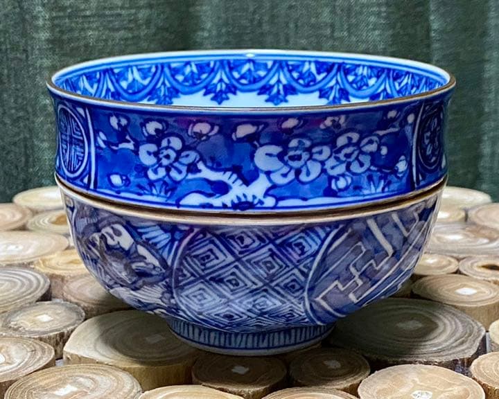 京焼 祥瑞捻茶碗 高野昭阿弥 作