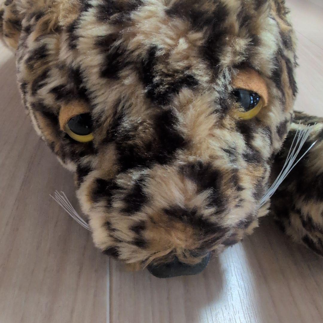 す*ぶ様 くたくたジャガー　明治製菓懸賞非売品　ヒョウ柄 ぬいぐるみ