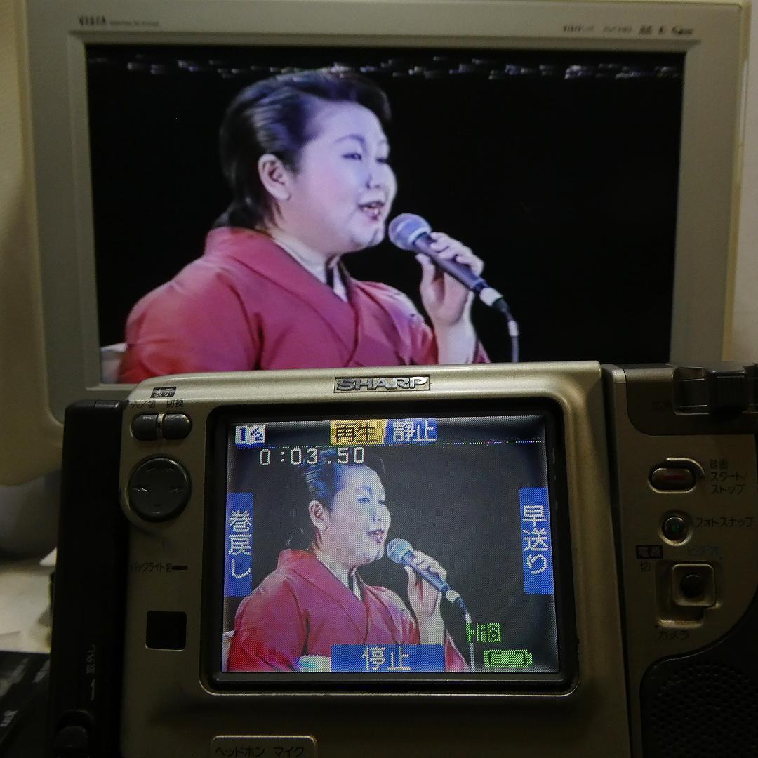 動作良好 Video.Hi8シャープVL-HL80 8ミリビデオカメラDVD化に