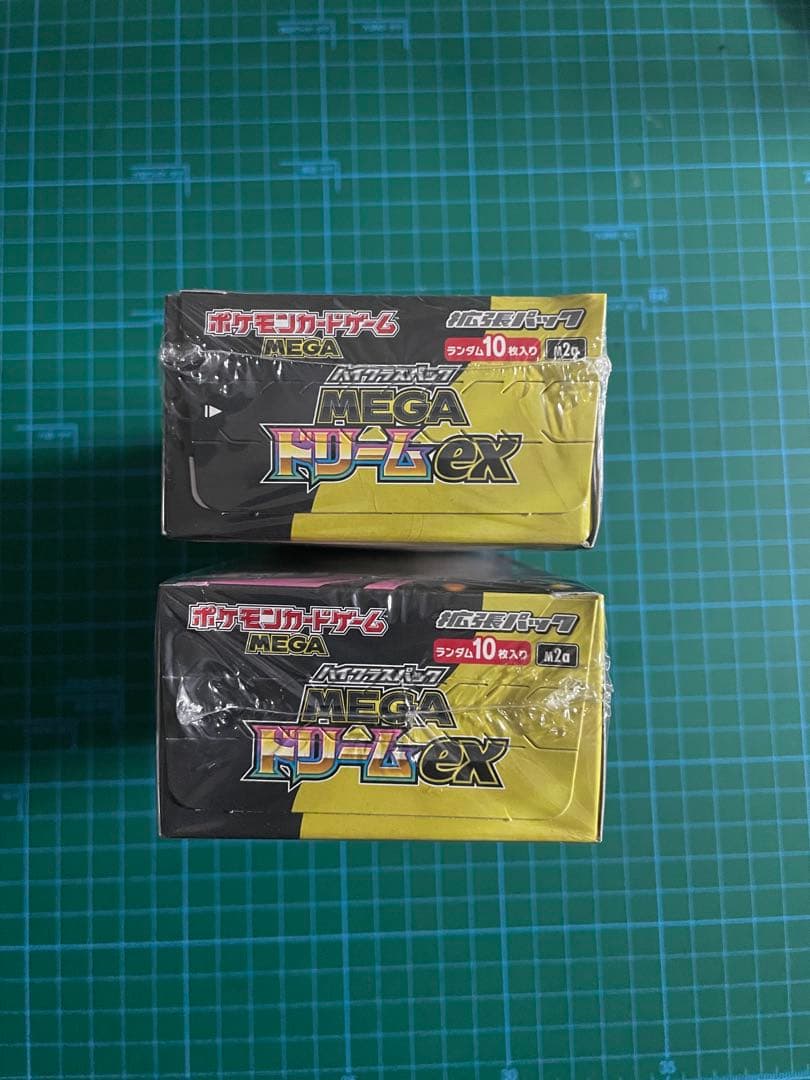 ポケカBOX シュリンク付き　メガドリームex 2BOX