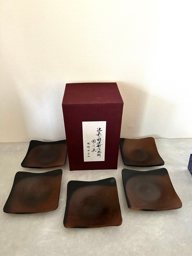 【未使用】辻嘉一　特選和食器揃　用の美　料亭辻留 全60点　12種×5客　解説書