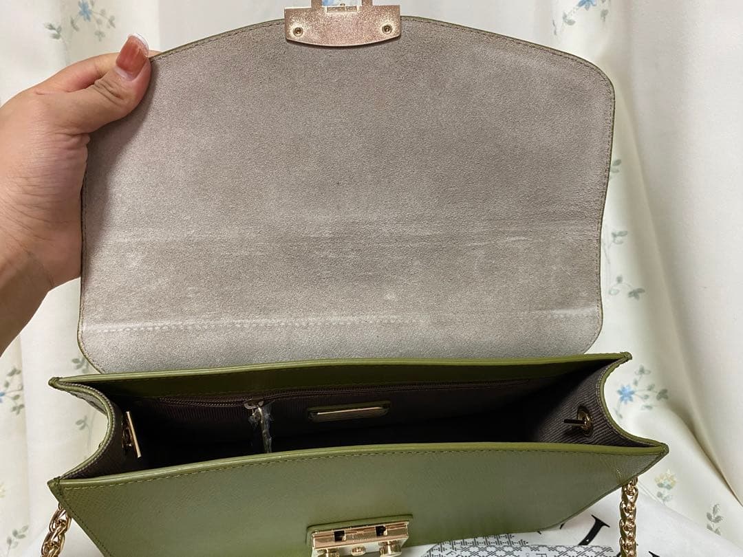 FURLA ショルダーバッグ レザー 保存袋付き