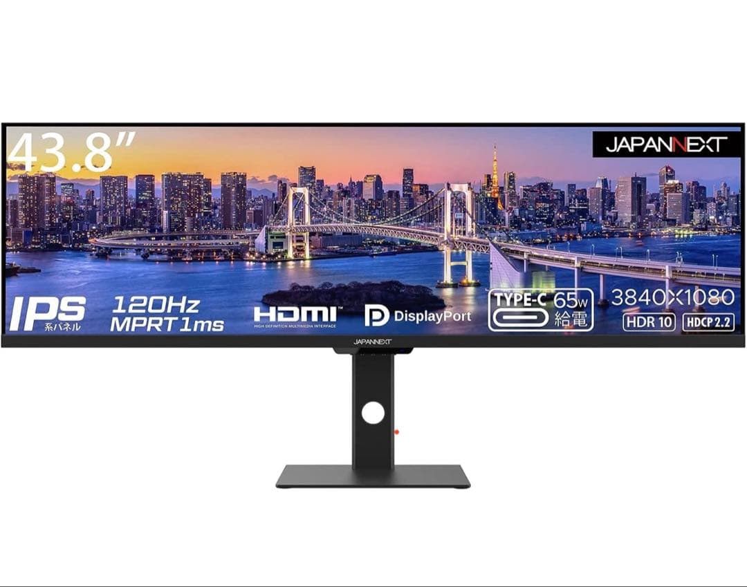 JAPAN NEXT 43.8インチ　ゲーミングモニター120Hz