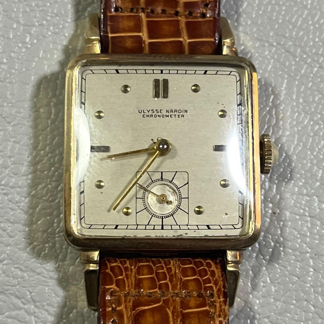 ジ*ク様 超希少・完品ユリス・ナルダン ヴィンテージ 10KGF 証明書・箱・純