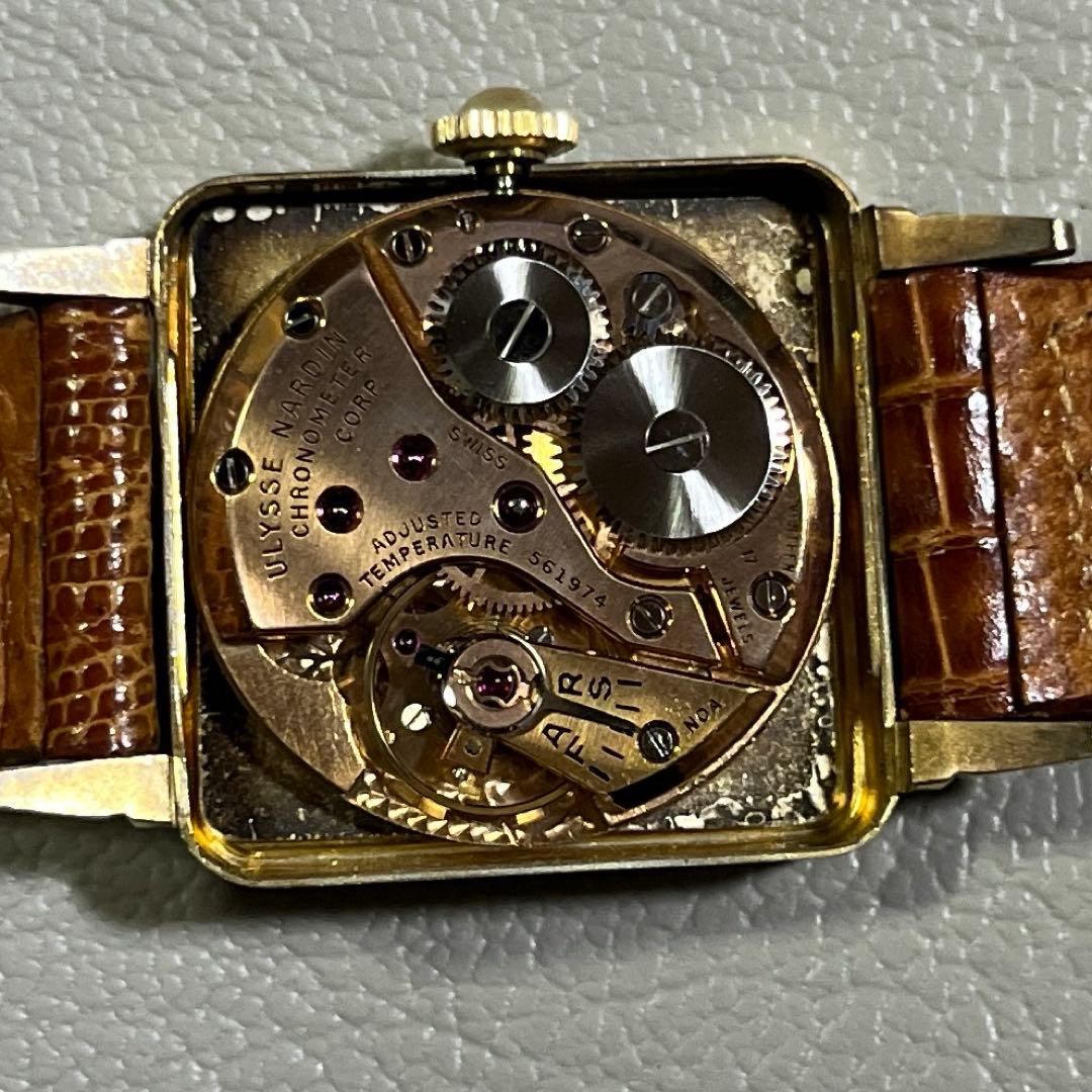 ジ*ク様 超希少・完品ユリス・ナルダン ヴィンテージ 10KGF 証明書・箱・純