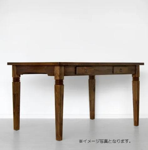 【ぺんたん】チーク無垢材 ダイニングテーブル190cm ☆店舗什器にも
