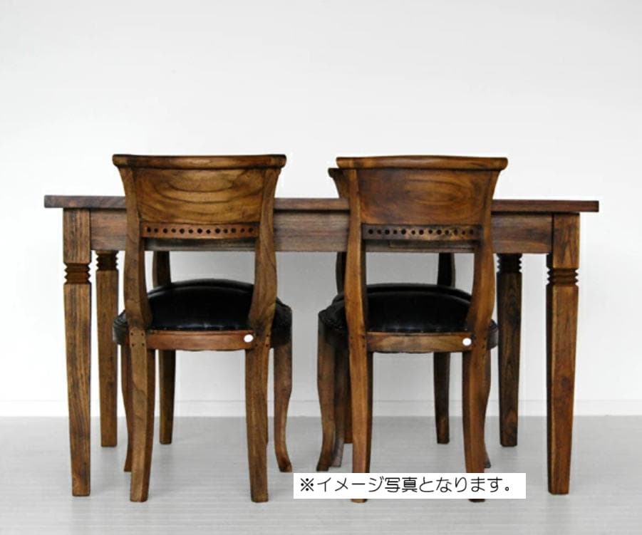 【ぺんたん】チーク無垢材 ダイニングテーブル190cm ☆店舗什器にも