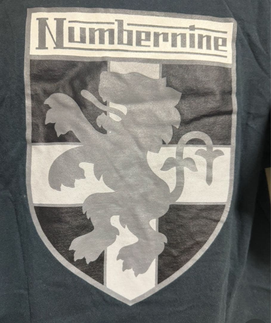 00'エクストラヘビー期ナンバーナイン ライオンエンブレムTシャツ カットソー