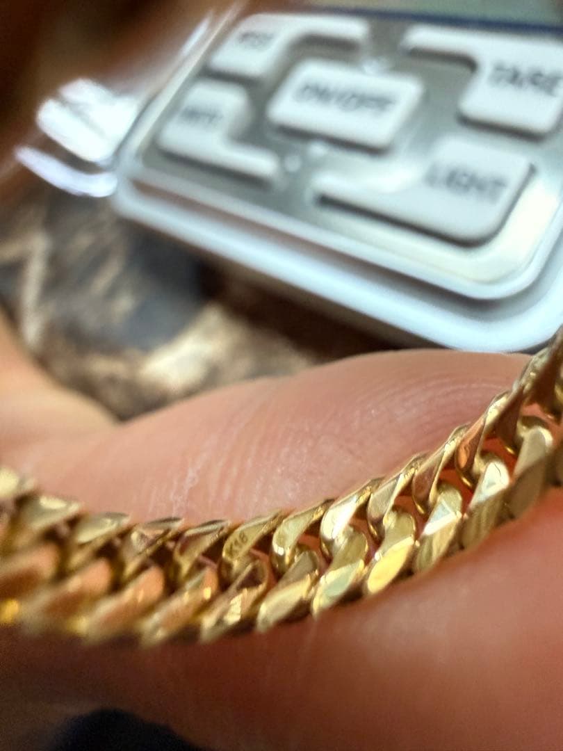 18金喜平 チェーンデザインリング 3.16g