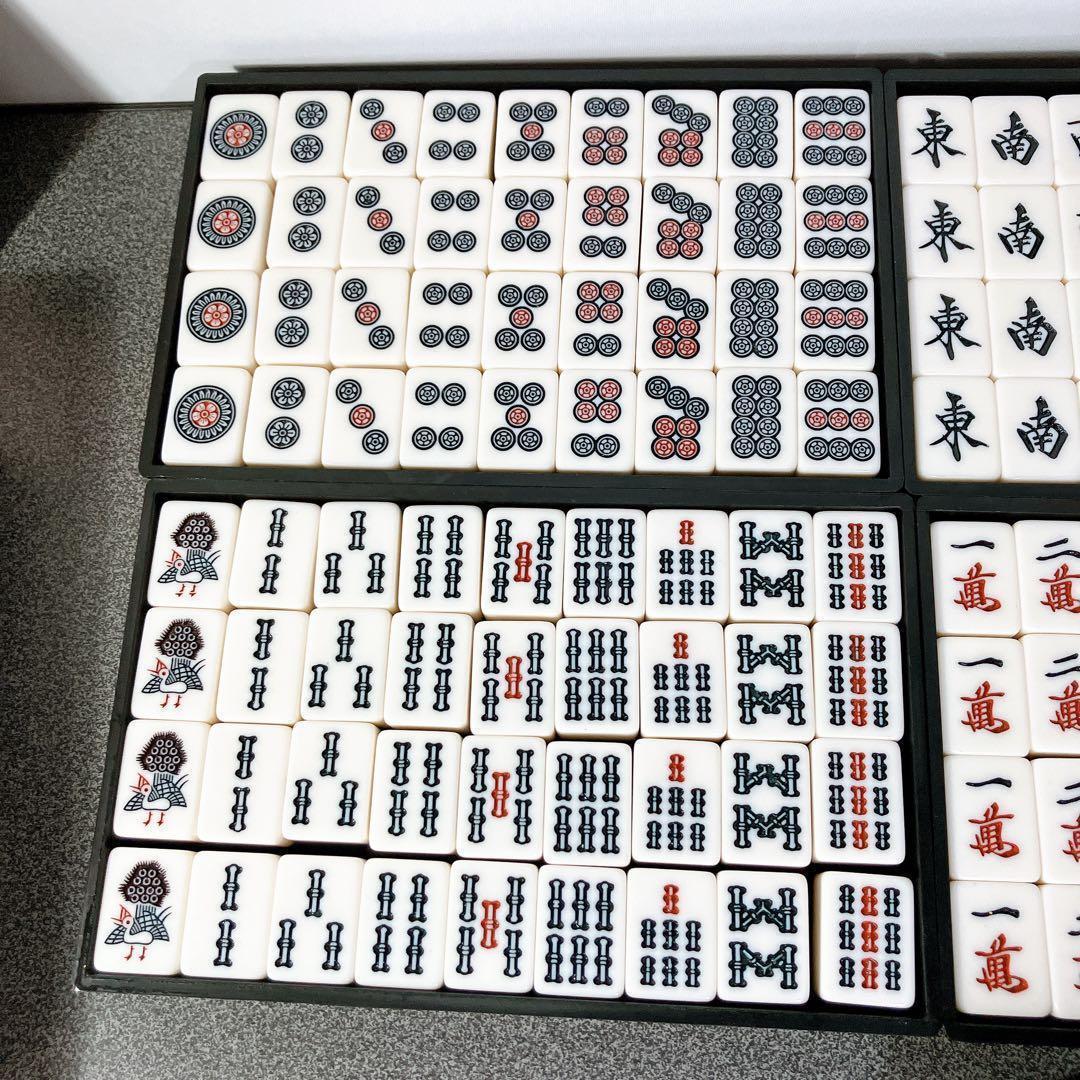 麻雀牌 ミズノ丸一 ケース付き 取扱説明書あり 昭和レトロ