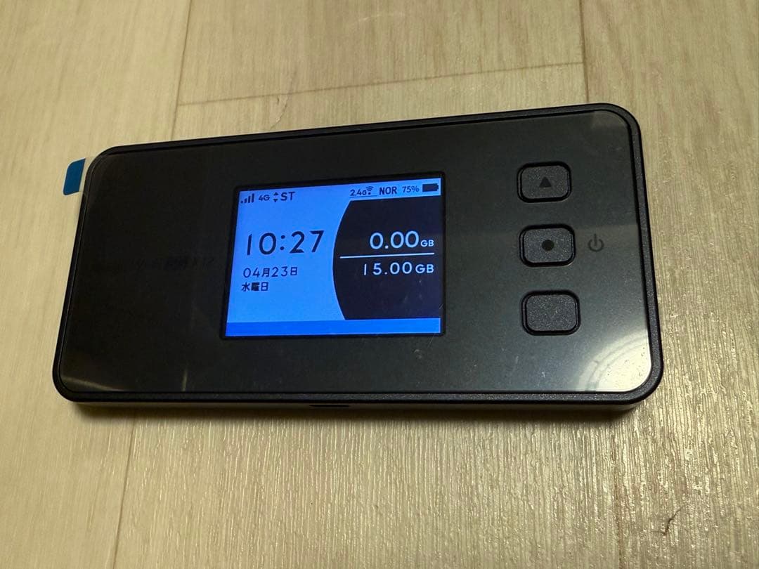 【新品未使用】Speed Wi-Fi 5G X12 シャドーブラック 箱付き