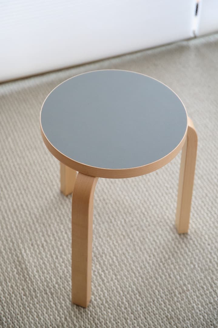 アルテック　スツール60 ３本脚　scope別注リノリウム ピューター