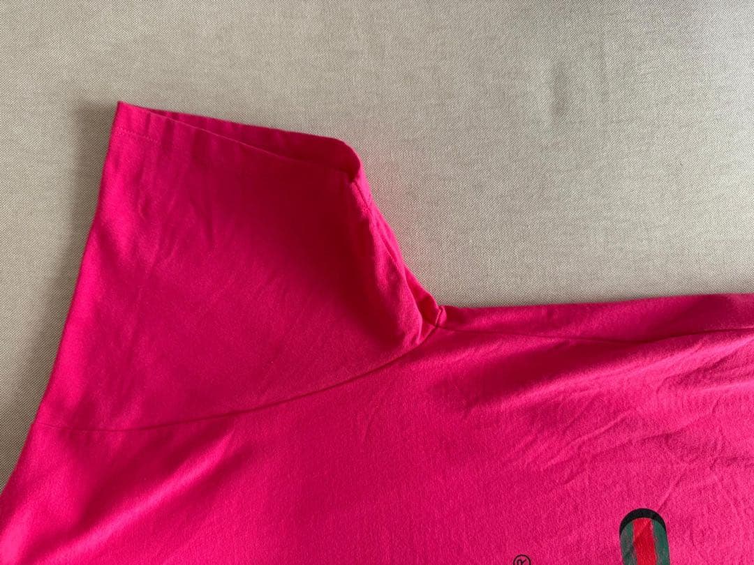 Disney x Gucci ミッキーマウス Tシャツ ピンク