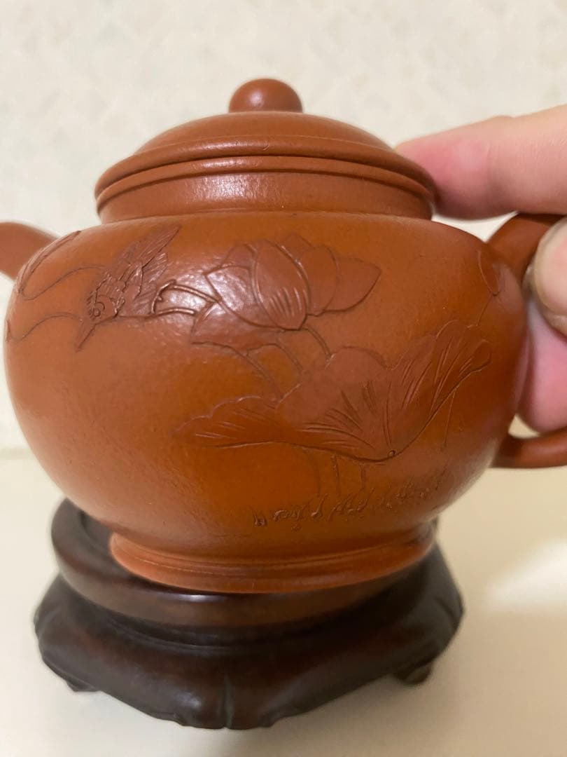 朱泥 急須 唐物 老一厂 茶道 中国 大紅袍