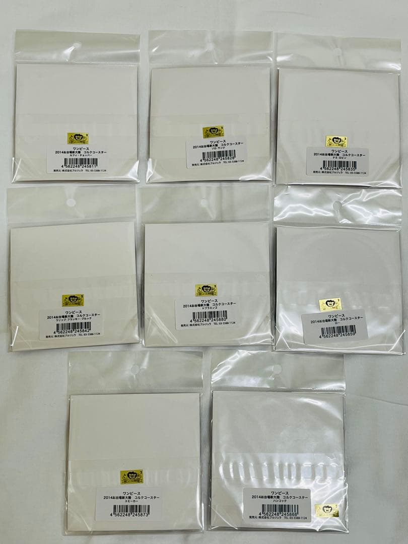 ワンピース 2014 お台場新大陸 限定 コルクコースター ハンコック ナミ