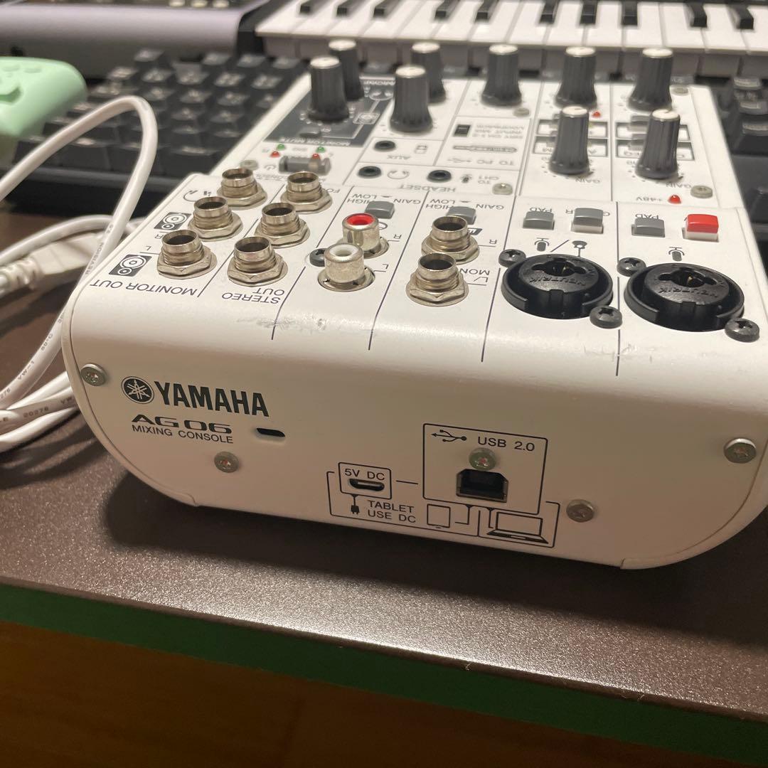 おまけ付き Yamaha AG06 オーディオインターフェイス