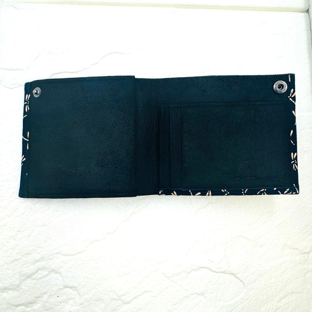 【超美品】✨印傳屋✨INDEN-YA❤️ バック ＆ 二つ折り財布　　とんぼ柄