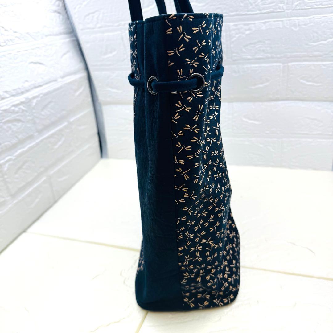 【超美品】✨印傳屋✨INDEN-YA❤️ バック ＆ 二つ折り財布　　とんぼ柄