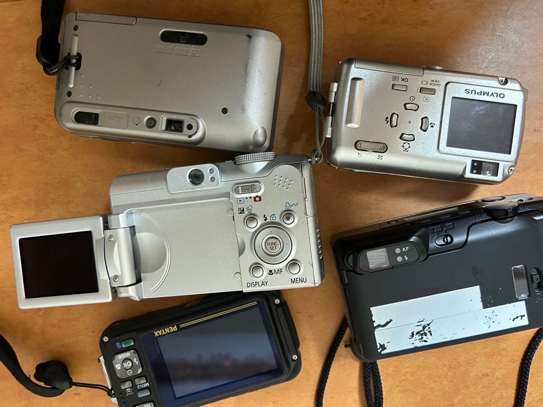 デジタルカメラセット Pentax Olympus Canon Casio