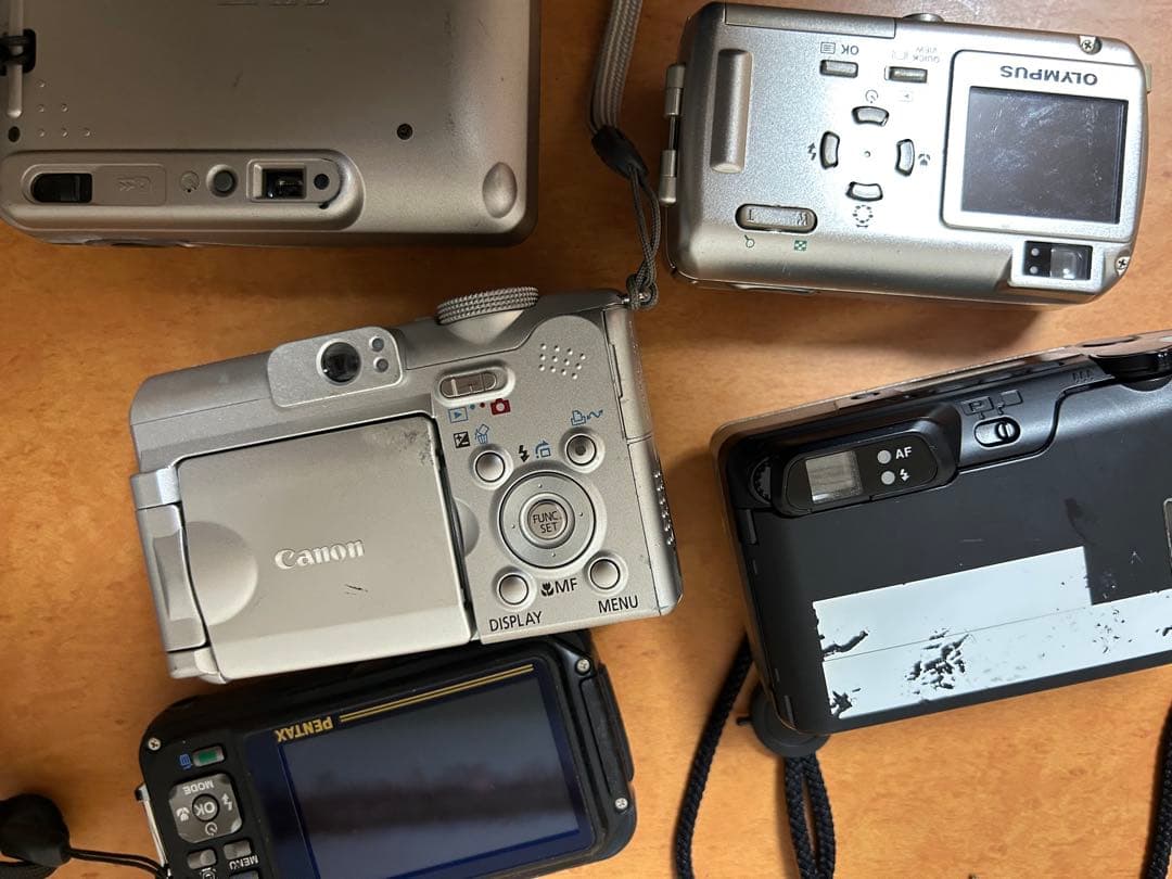 デジタルカメラセット Pentax Olympus Canon Casio