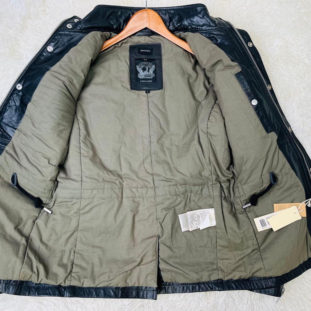 未使用タグ付✨ディーゼル レザージャケット M-65 レザー ミリタリー 本革