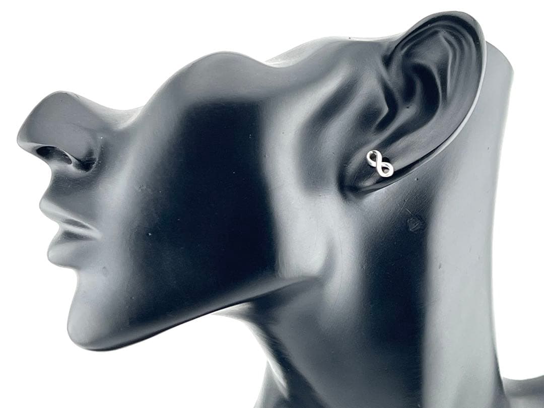 h959 美品　ティファニー　インフィニティ　ピアス　Ag 925 シルバー