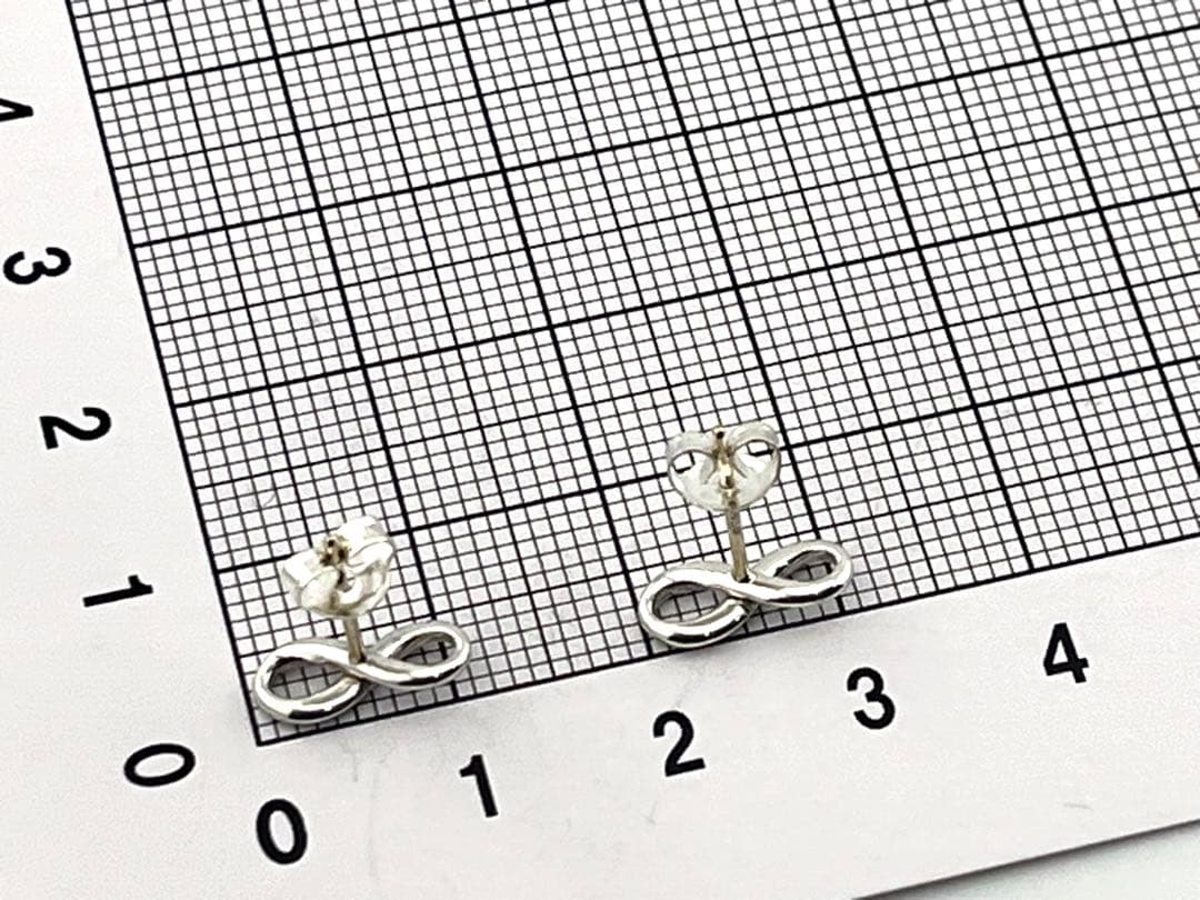 h959 美品　ティファニー　インフィニティ　ピアス　Ag 925 シルバー