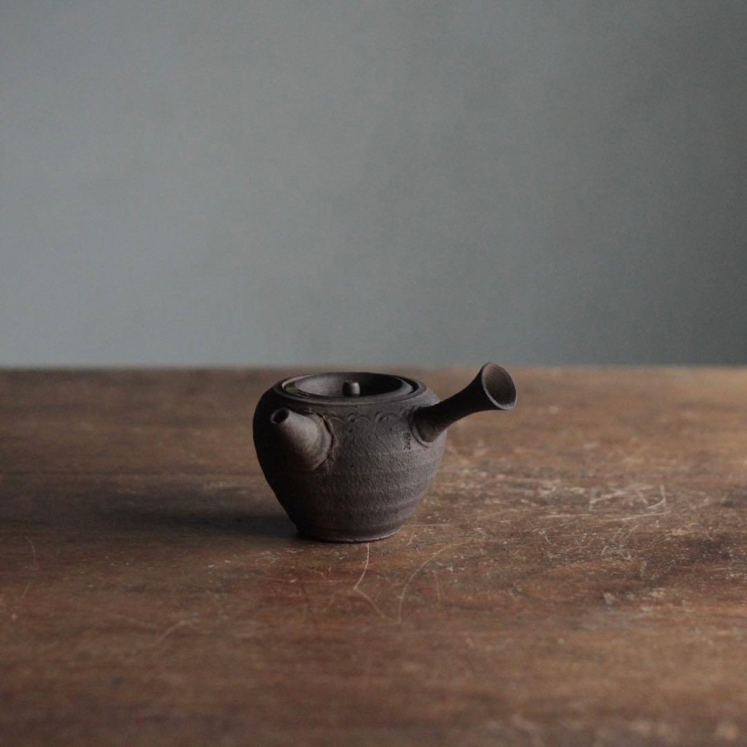 常滑 水野元光 南蛮 横手 急須 煎茶道具 古美術 古道具 幕末〜明治