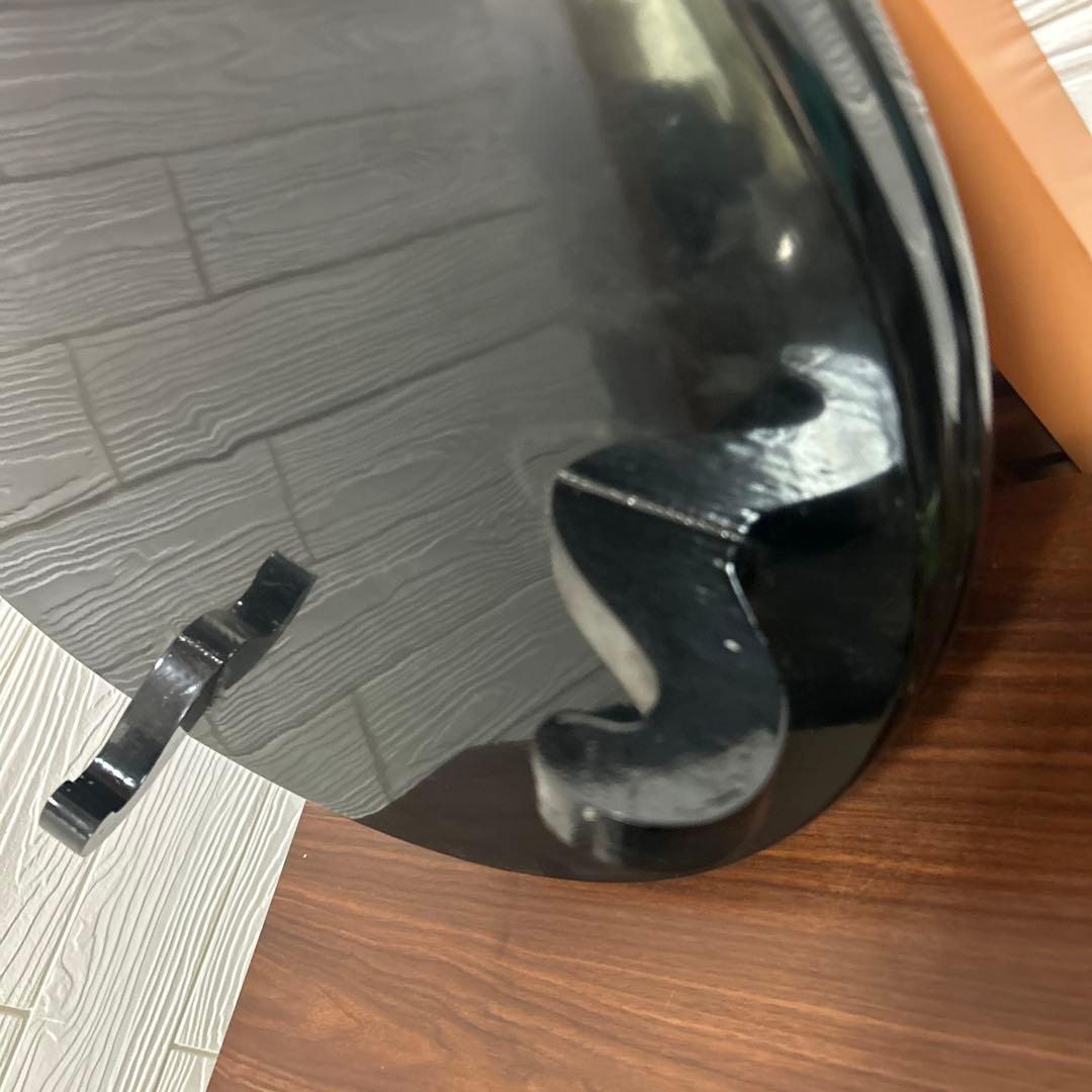 螺鈿細工　足付膳丸座卓　お盆　高足　工芸品　机