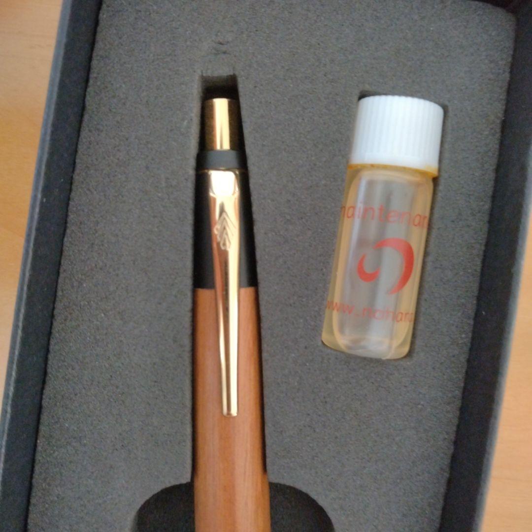 野原工芸　新型シャーペン　サクラ　ゴールド金具　SANZOクリップ