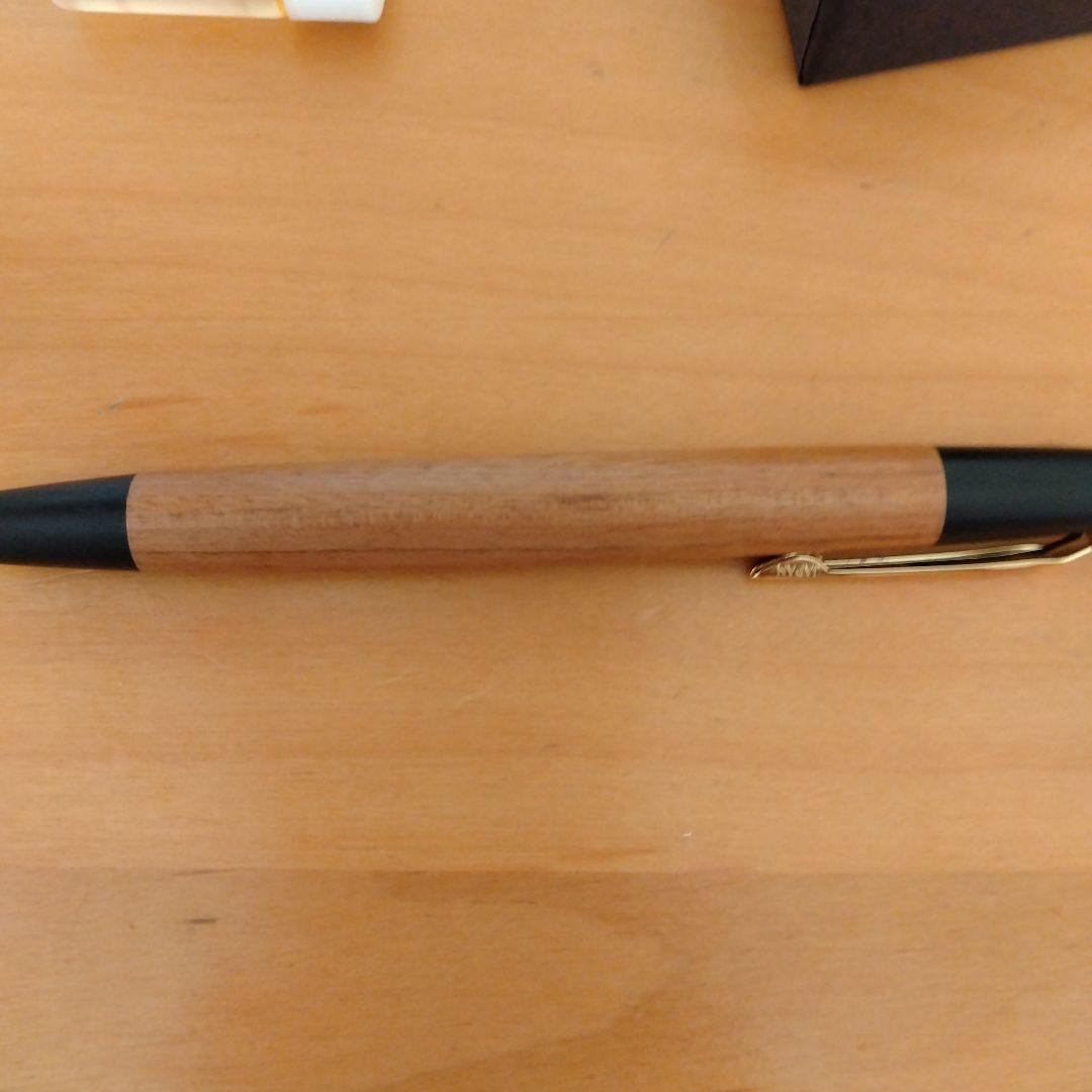 野原工芸　新型シャーペン　サクラ　ゴールド金具　SANZOクリップ