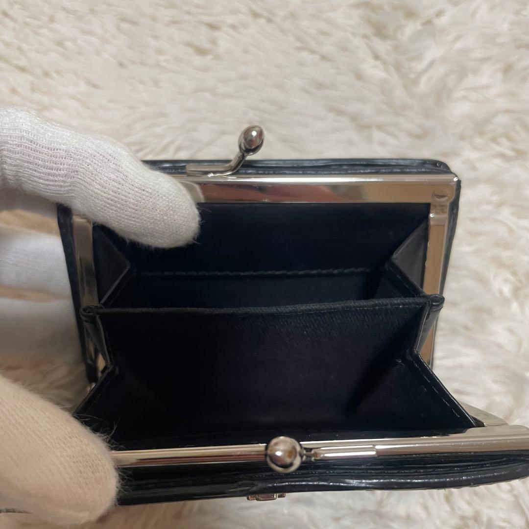 ヴィヴィアンウエストウッド 折り財布 がま口 レディース オーブ　グリーン　黒