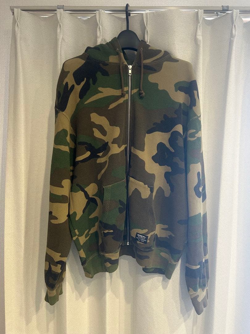 トップス supreme thermal zip hoodie