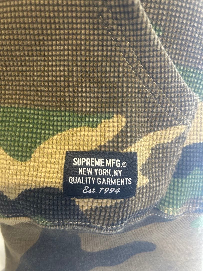 トップス supreme thermal zip hoodie