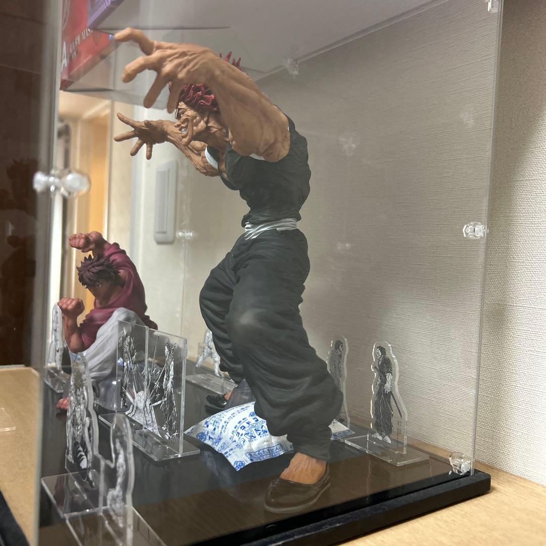 【開封品】一番くじ 刃牙 A・B賞セット売り 展示用アクリルケース付き おまけ付