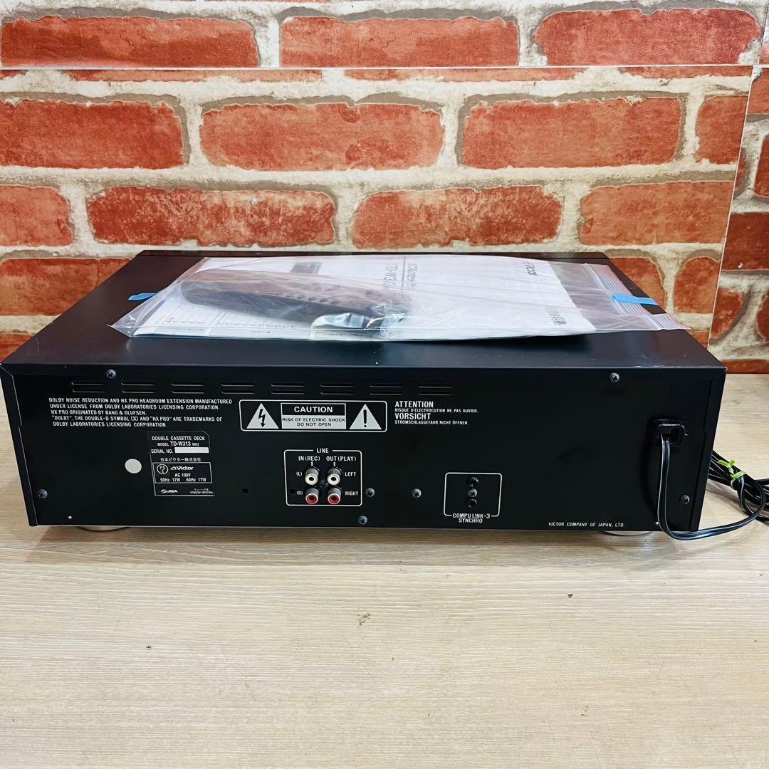 K3317【ビクター】Wカセットデッキ TD-W313 MK2