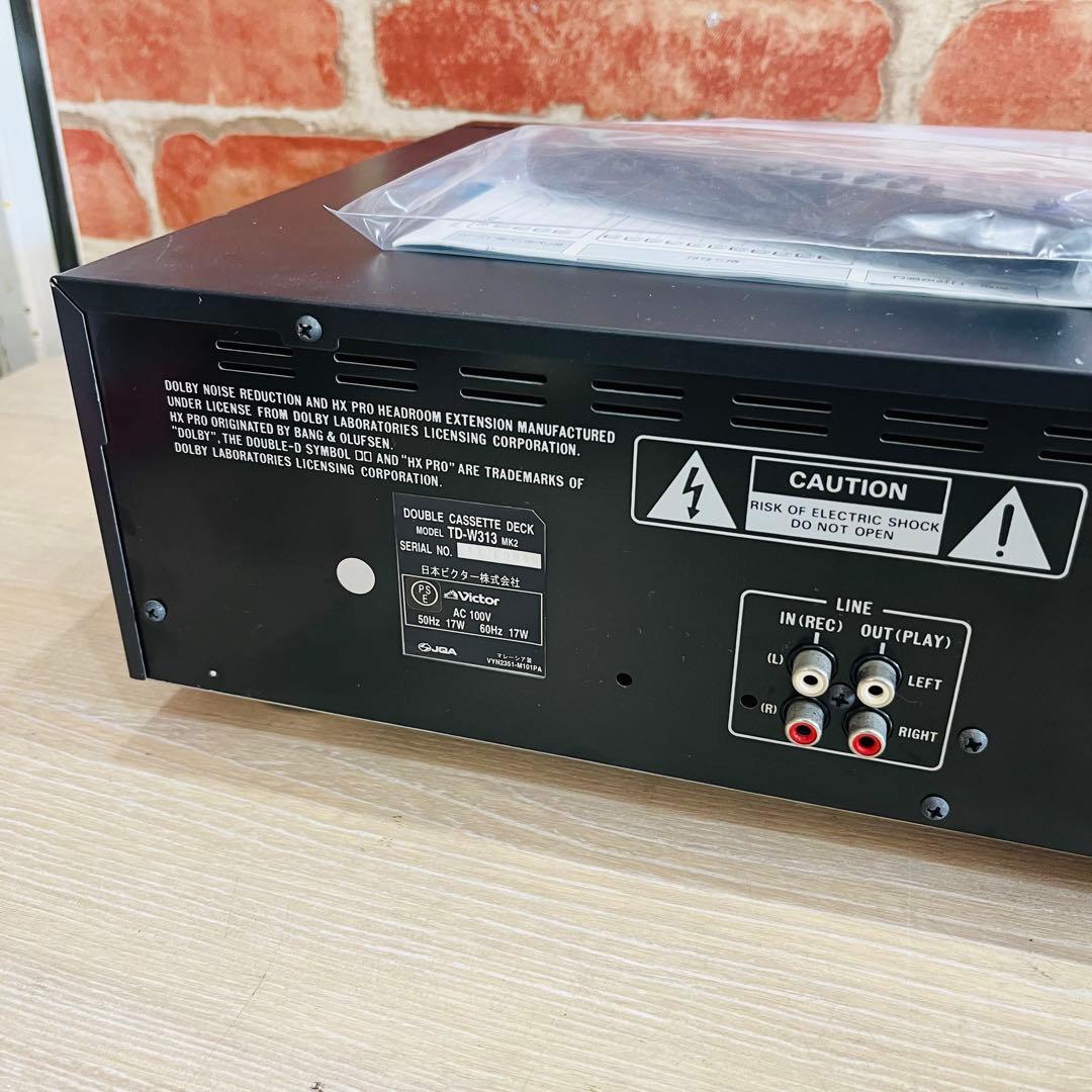 K3317【ビクター】Wカセットデッキ TD-W313 MK2