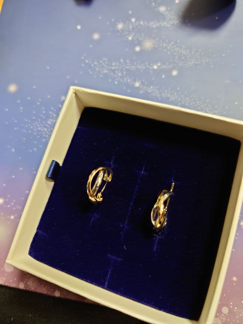 ジュエリーツツミ K18 プラチナ ピアス フープ