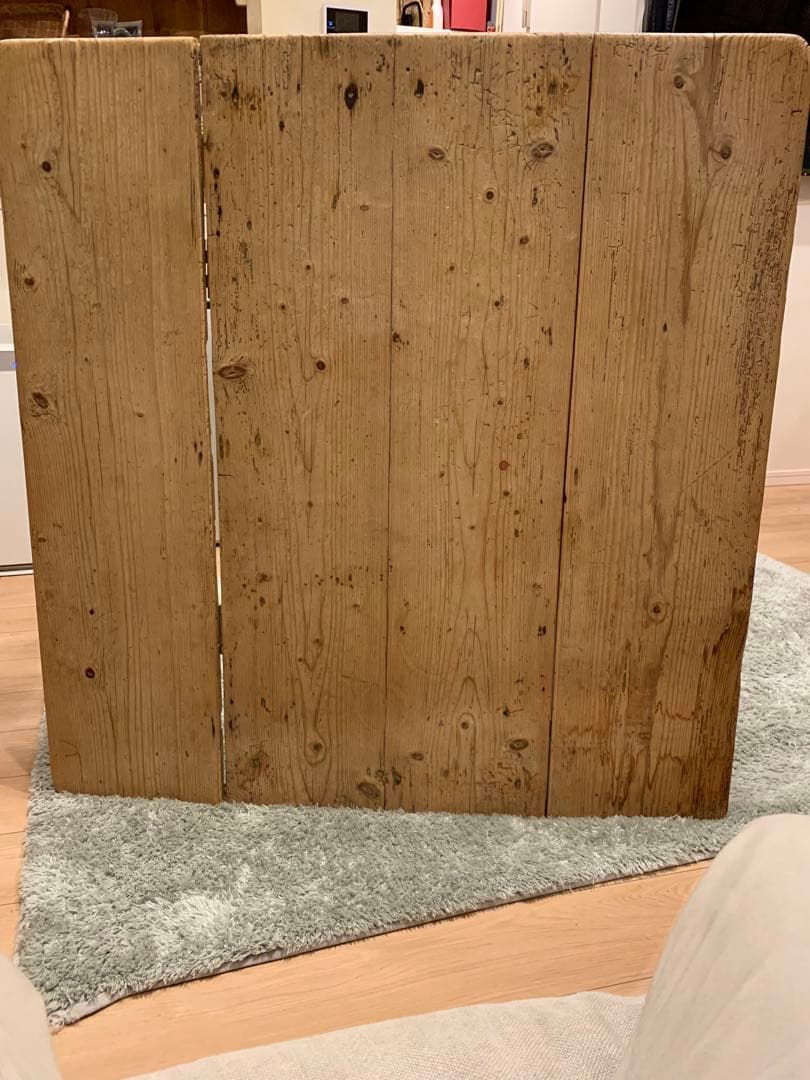 アンティーク　パイン材　バタフライテーブル