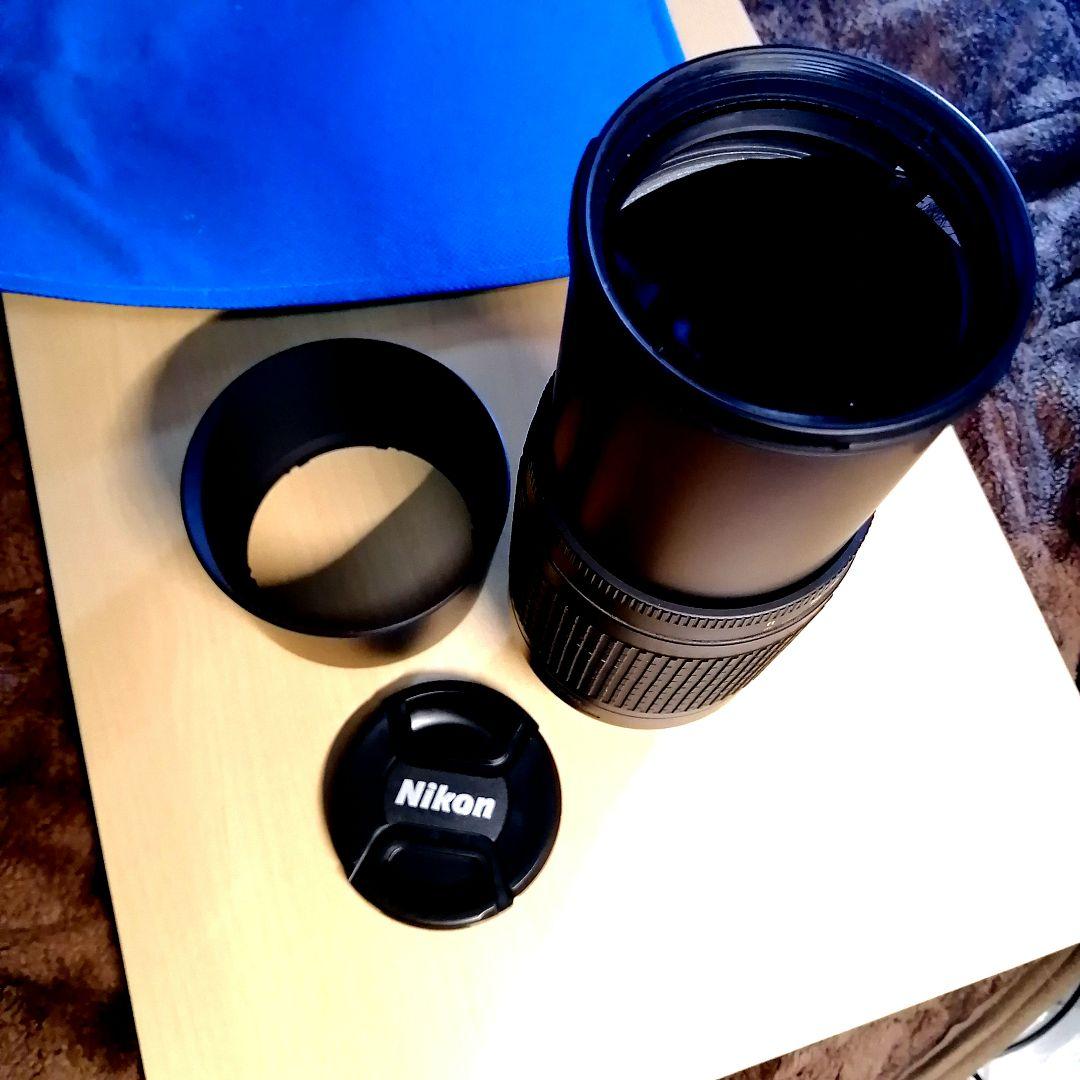 NikonAF NIKKOR ズームレンズ レンズフード付き 70ー300mm