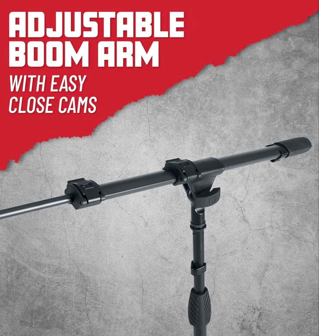 GATOR Frameworks マイクスタンド 伸縮ブームアーム搭載