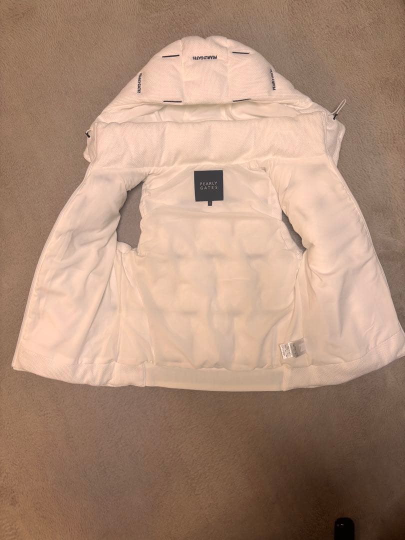 PEARLY GATES フード付きダウンベスト　サイズ0